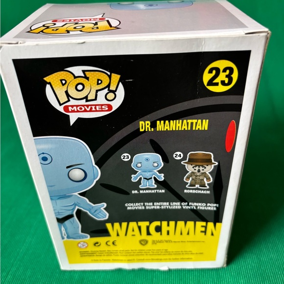 Funko Pop Dr. Manhattan The watchman #23 New Glows In Dark Vaulted - Picture 7 of 9